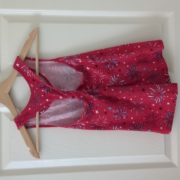 Free to sparkle twist back tank girls size 10 - Picture 4 of 4